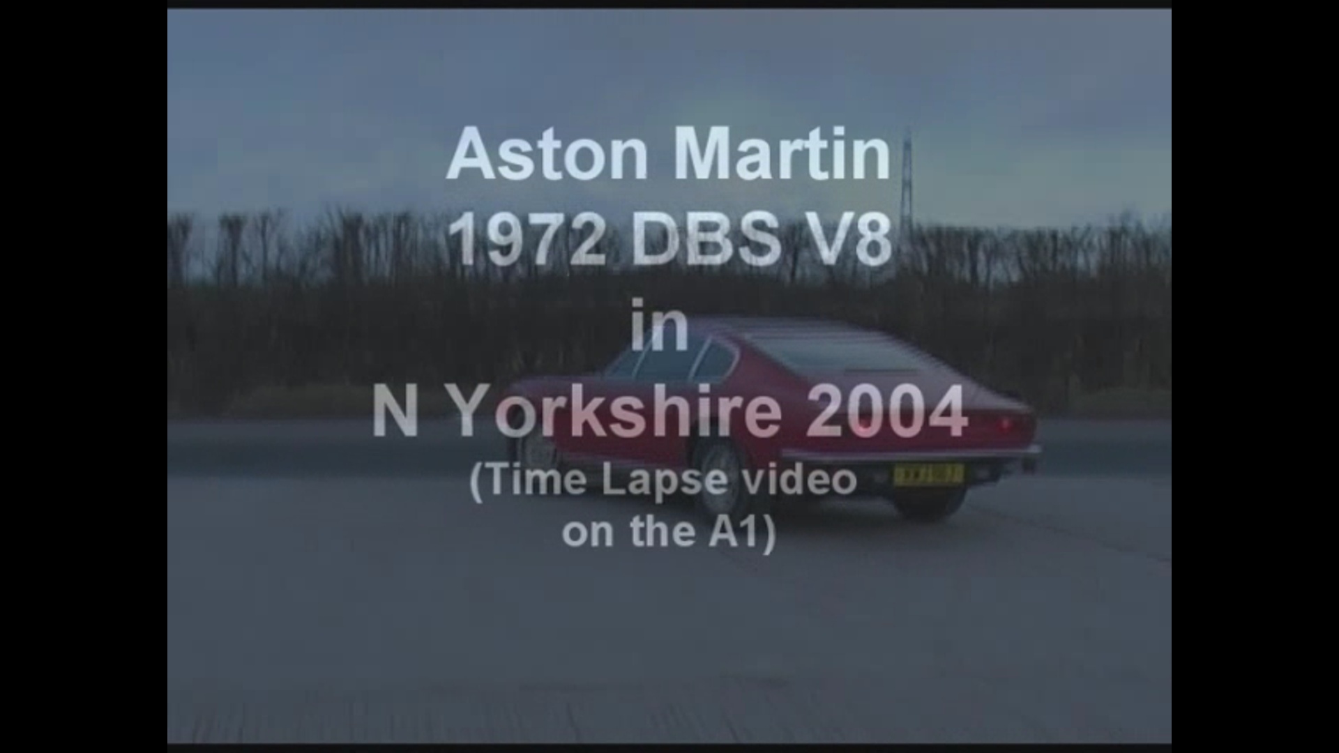 Aston Martin up the A1