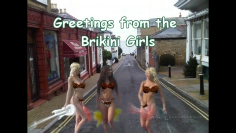 The Brikini girls. Music by BB Bango